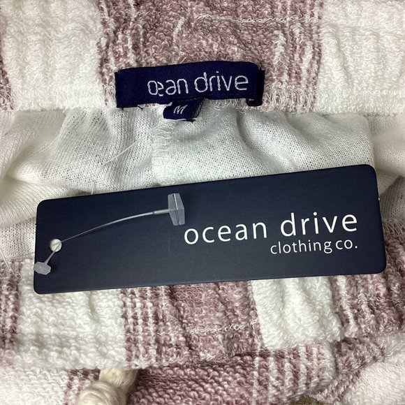 OCEAN DRIVE Beach Striped Terry Knit Shorts - Picture 4 of 6